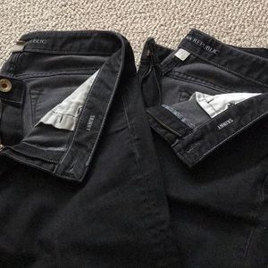 Banana Republic black skinny jeans bundle